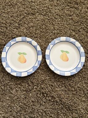 Pfaltzgraff Hopscotch Salad Plates 9”